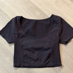 Fabletics Navy Blue Women's Crop Top